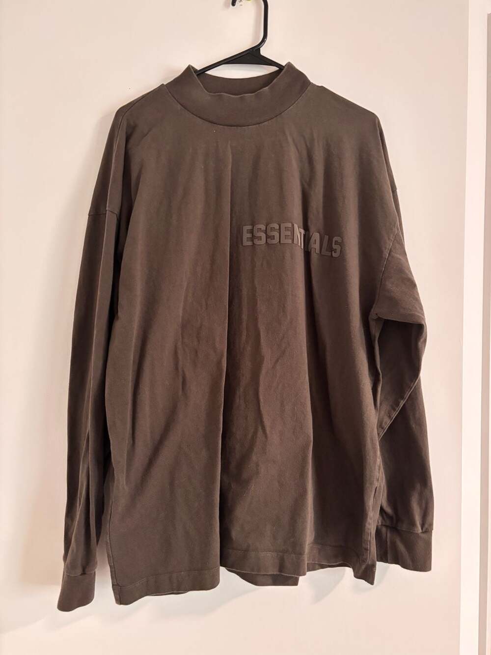 Fear of God Essentials Mock Neck Long Sleeve T-Shirt
